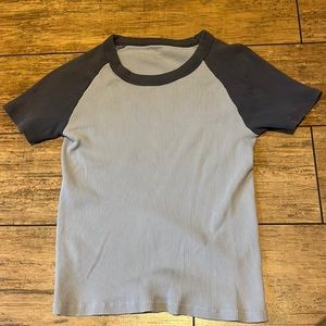 brandy melville blue bella top